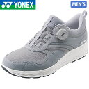 ヨネックス YONEX メンズ パワークッションMC114 ライトグレー ウォーキングシューズ スニーカー 軽量 衝撃吸収 フィット調節 滑りにくい YONSH...