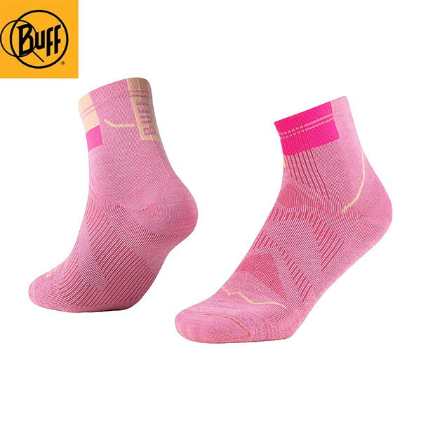 バフ Buff 靴下 ソックス COOLNET QUARTER SOCKS CQ PINK XL 軽量 通気性 スポーツ アクティブ アウトドア BUF604910
