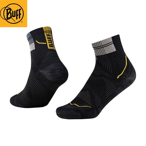 バフ Buff 靴下 ソックス COOLNET QUARTER SOCKS CQ GRAPHITE M 軽量 通気性 スポーツ アクティブ アウトドア BUF605092