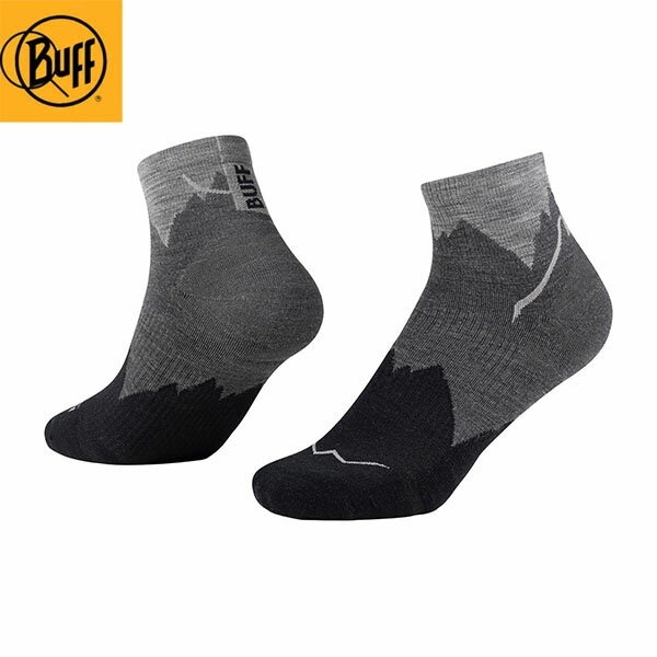 バフ Buff 靴下 ソックス MERINO LIGHTWEIGHT QUARTER SOCKS LWQ3 BLACK M 軽量 スポーツ アクティブ アウトドア アクティビティ ハイキング BUF606136