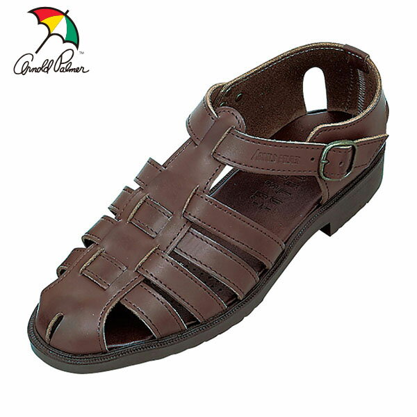 アーノルドパーマー メンズバックバンドサンダル D.ブラウン AP6621 カジュアル シューズ Arnold Palmer ANPAP6621208