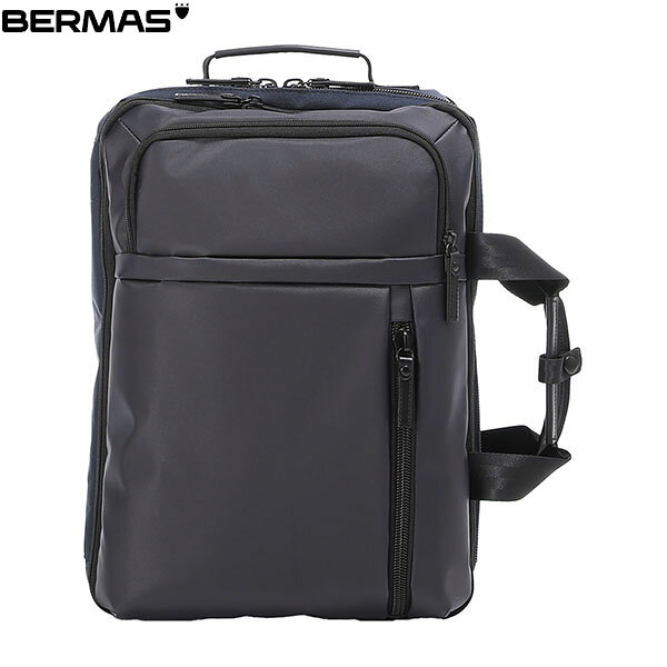 Rakuten - バーマス BERMAS バックパック リュック ユニセックス BM バウアーエーゲン 2WAYリュック EX5cm ネイビー カジュアル 出張 旅行 BER6039660