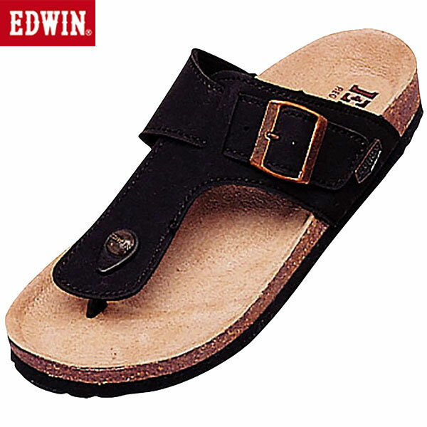 エドウィン EDWIN サンダル メンズ フットベンハー ブラック EW9123 カジュアル シューズ EDWEW91239