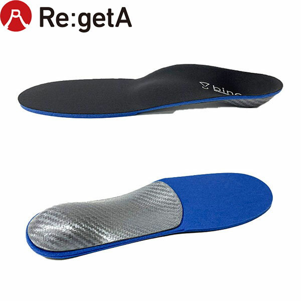 リゲッタ Re:getA ユニセックス メンズ レディース BI003 バイン インソールクッションプラス ブラック RGTBI003BLK