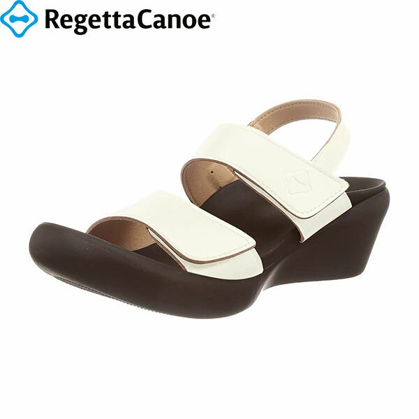 リゲッタカヌー サンダル レディース バックベルト付きサンダル アイボリー RegettaCanoe RGTCJLW5522AIVO