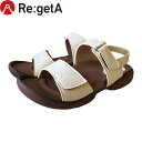 リゲッタ Re:getA サンダル ユニセックス メンズ レディース R279 バックベルト付きグミサンダル アイボリー RGTR279IVO