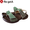 リゲッタ Re:getA サンダル ユニセックス メンズ レディース R279 バックベルト付きグミサンダル ライトブルー RGTR279LBL