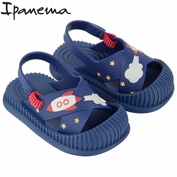 イパネマ Ipanema サンダル ビーチサンダル キッズ ベビー CUTE BABY ブルー×レッド レジャー 海 ビーチ プール IPASP83525440