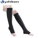 ファイテン Phiten 靴下 TIソックス(Ti+Ag)つま先オープン ブラック L PHIVW441105