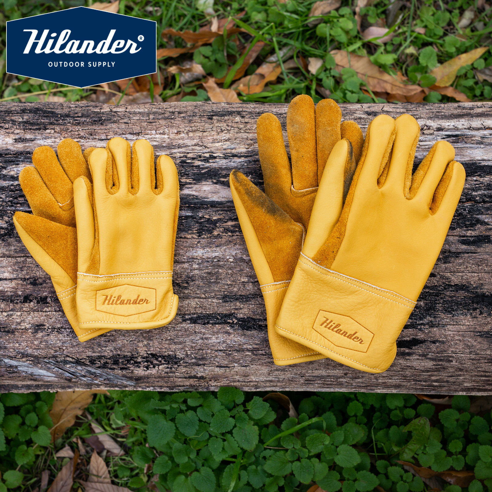 Hilander(ハイランダー) 【お得なセット】六花焚き火グローブ+六花焚き火グローブ キッズ HCM-001+HCM-002