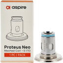 Aspire Proteus Neo Meshed Coil 0.17ohm 交換用 コイル 電子シーシャ アスパイア プロテウス ネオ メッシュコイル シーシャ フーカ hookah 自宅 バー bar sns 電子タバコ VAPEベイプ 爆煙 濃厚