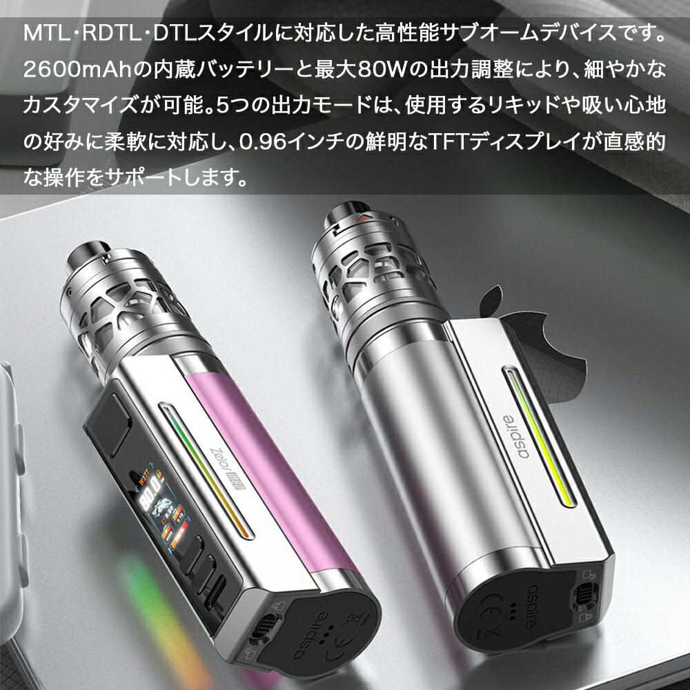 Aspire Zelos M80 Pod Mo...の紹介画像2