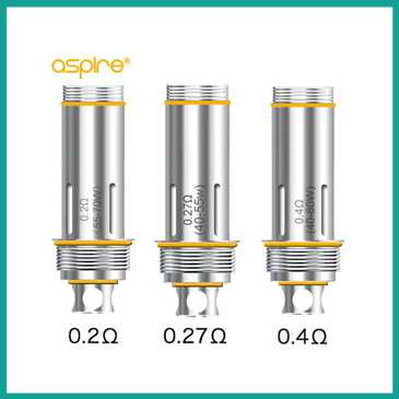 【メール便送料無料】 Aspire Cleito コイル 5個セット アスパイア クレイト 交換用 電子タバコ コイル coil クラプトン Ω数で選べる3種類 0.2Ω 0.27Ω 0.4Ω VAPE ベイプ 爆煙 Hilax