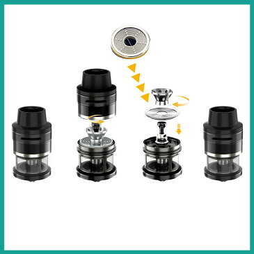 【メール便送料無料】 Aspire Revvo Mini Tank 交換用 コイル 3個セット 電子タバコ コイル Coil アスパイア レヴォ レボ ミニ タンク VAPE ベイプ 爆煙 Hilax