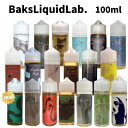 BaksLiquidLab. バクスリキッドラボ 100ml pod型 ニードルボトル付 タバコ フルーツ バニラ スペアミント バージニア葉 アフターノート コーヒー バーボン キャラメル ヘーゼルナッツ ピーチ 桃 ブランデー カスタード ライチ リキュール ラム 果実酒 ジンジャークッキー