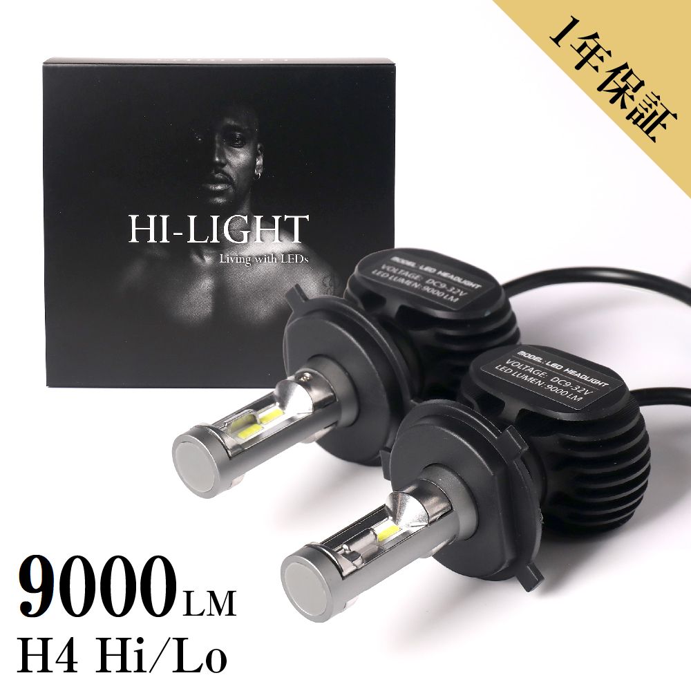 【楽天スーパーSALE！半額品やクーポン配布中】 180SX S13 LEDヘッドライト H4 車検対応 H4 LED ヘッドライト バルブ 8000LM 22500cd カスタムパーツ