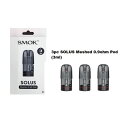Solus Meshed 0.9ohm Pod(3個/セット) カートリッジ3個入り 予備 交換用ポッド