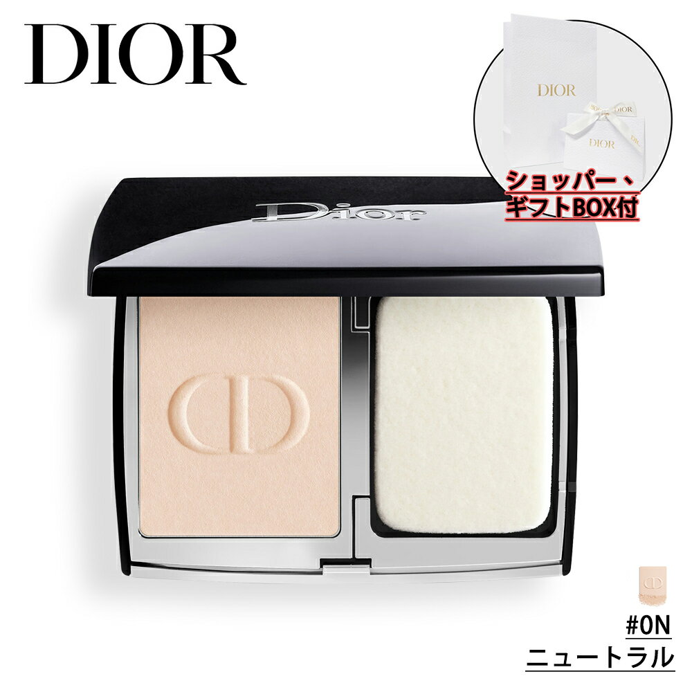 ディオール ファンデーション 【国内正規品】DIOR ディオールスキン フォーエヴァー コンパクト ナチュラル ベルベット #0N ニュートラル 10g ファンデーション 化粧品 誕生日 プレゼント ギフト ショッパー付き