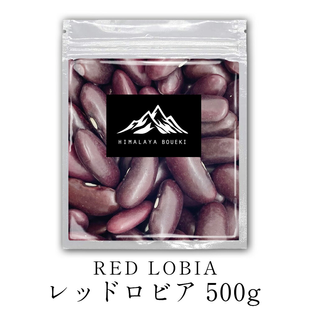 レッドロビア 500g インド産 送料無料 RAJMA RED LOBIA 赤いんげん豆 インゲン 節分 豆まき カレー スープ 豆カレー 豆スープ シチュー キドニービーンズ ラジマ豆 レッドロビア レッドロビヤ ポイント消化 バーベキュー BBQ