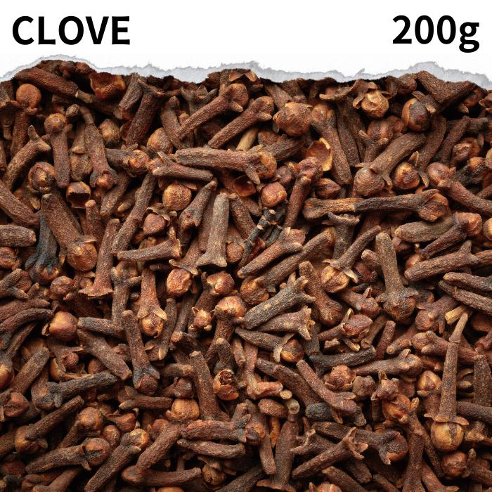 インド産 クローブホール 200g clove whole スパイス 香辛料 中華料理 四川 ディンシャン 丁子 丁香 スパイス 調味料 業務用 蚊除け 虫除け ポイント消化 バーベキュー BBQ