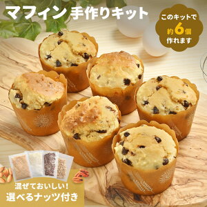 マフィン 手作りキット スイーツ セット 簡単 レシピ付き 【 送料無料 】 お菓子 スイーツセット マフィン 手作り キット ナッツ アーモンド ココナッツ ピーカンナッツ マカダミア ジャゲリー 小麦粉 チョコチップ ミニケーキ プチケーキ