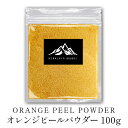 オレンジピールパウダー 100g スパイス オレンジピール パウダー 陳皮パウダー 調味料 カレー カレースパイス 香辛料 オレンジ 果皮 ドライ ハーブ インド料理 トッピング 製菓材料 パン作り マーマレード みかんの皮 ポイント消化 バーベキュー BBQ