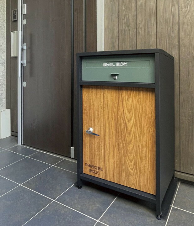 Rakuten - 宅配ボックス Mail box メールボックス付き ポスト