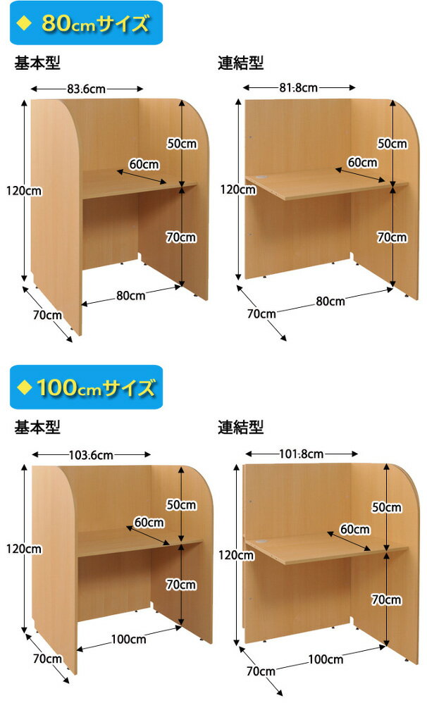 プライベート間仕切りブース コールセンターや自習塾に最適 レイアウト自在