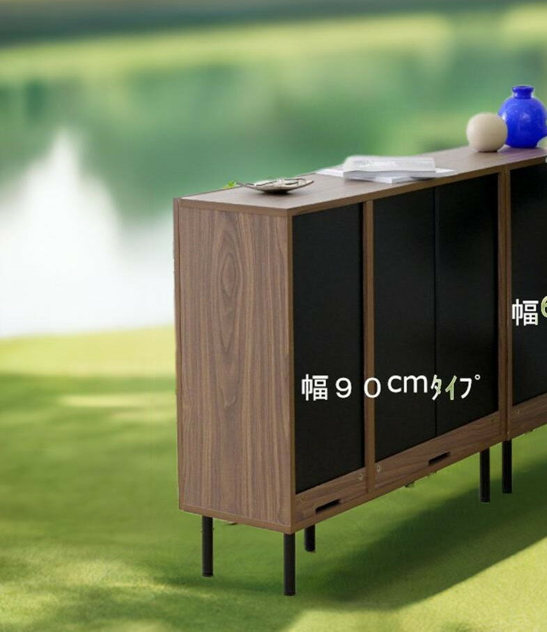 間仕切り 収納付きキャビネット 高さ85cm 幅60cm or 90cm