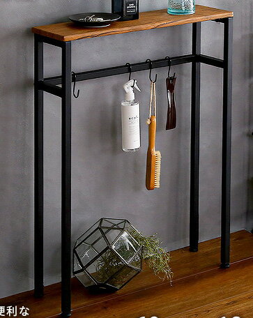 隙間収納 コンソールテーブル デスク 机 薄型カウンターテーブル サイドテーブル 玄関収納