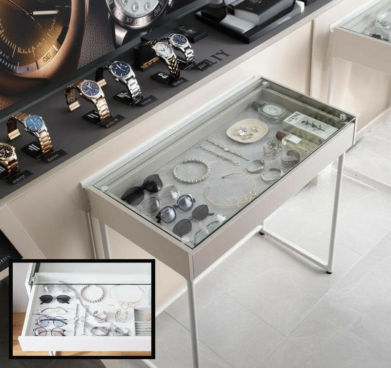 時計ケース メガネケース コレクションケース ジュエリー アクセサリーケース コレクションテーブル シ..