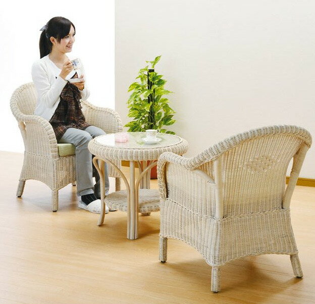 籐 ラタン アジアン ダイニング チェア 椅子 一人掛けソファ テーブル