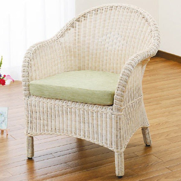籐 ラタン アジアン ダイニング チェア 椅子 一人掛けソファ テーブル [2]