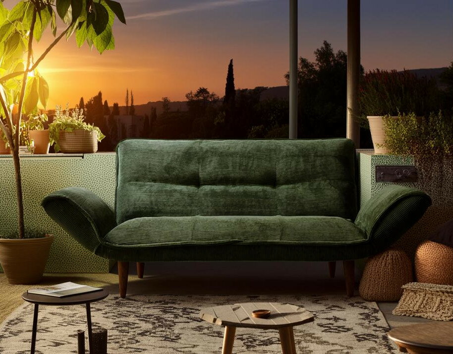 Artificial Leather - 日本製 2pカウチソファ sofa 14段階 リクライニング機能付き ポケットコイルスプリング搭載 ヴィンテージ調 おしゃれ
