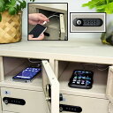 スマホ タブレット 充電 金庫 貴重品 ロッカー 保管庫 4人用 8人用 ダイヤル錠 ダイヤルロック 鍵付き 各扉コンセント付き