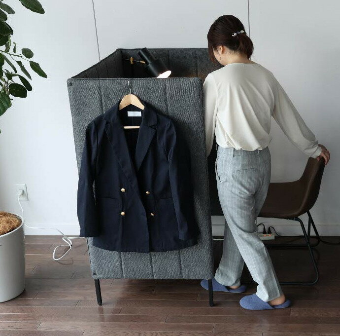 Rakuten - 個室 パーテーション付き 机 デスク テーブル プライベート ブース 受付け 記載台 部屋 間仕切り付き