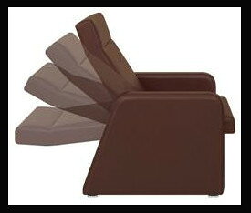 ヒマラヤネット〜家具&インテリアのエステ リクライニングソファベッド 足裏マッサージ フェイシャル 点滴チェア パーソナルチェア オットマン別売 椅子 施術台 角度調節 いす イス レザー張り color 18色 日本製｜アングル3