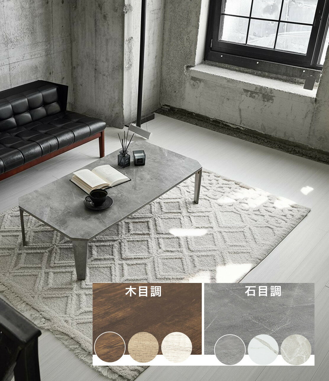 折りたたみ式 ローテーブル 机 座卓 文机 デスク 折れ脚 折り畳み 折畳み 4size 3color