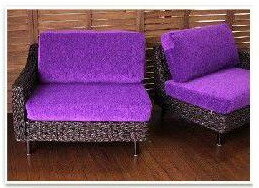 アジアン ハワイ バリ スタイル 籐 ラタンに代わる新素材 3p ソファー 3人掛け 3人用 ソファ sofa クッションカバー付き [3]