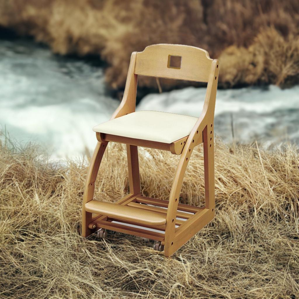 学習椅子 チェア いす イス 学童 勉強椅子 キャスター付き 座面高4段階調節可能