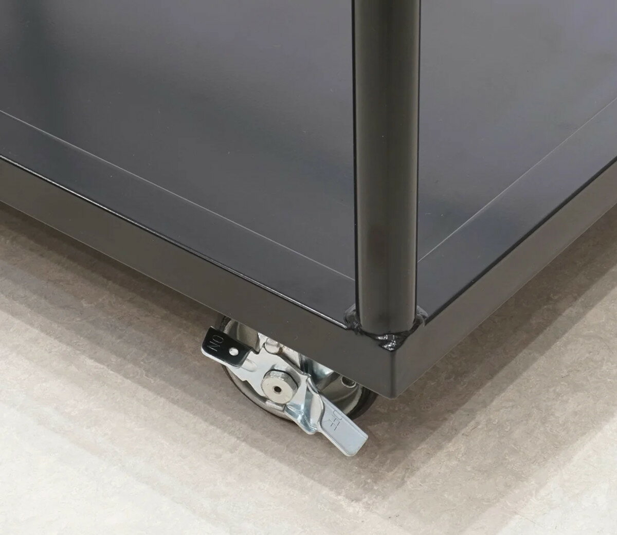 ディスプレイテーブル ワゴン マルシェ 屋台 イベント レジ台 受付カウンター キャスター付き セールワゴン ビュッフェ バイキング カウンターテーブル おしゃれ [3]