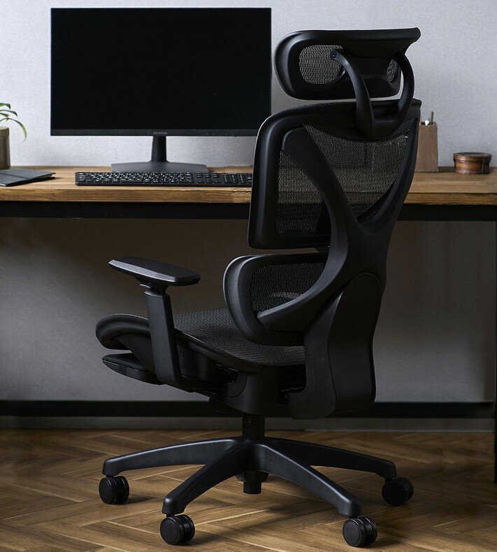 Rakuten - オフィスチェアー ハイバック ヘッドレスト フットレスト 付き chair 椅子 いす イス ワークチェア デスクチェア 学習いす 書斎