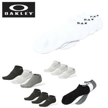 【期間限定8%OFFクーポン!】オークリー OAKLEY3足組ソックス 3P NO SHOW SOCK 3P メンズノーショーソックス93251JP bb