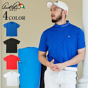 アーノルドパーマー arnold palmer ゴルフウェア 半袖シャツ メンズ ジャガードモックネック半袖シャツ AP220101L04 【メール便可】 bb