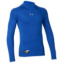 アンダーアーマー 野球 アンダーシャツ 長袖 ジュニア UAユース ヒートギアアーマー ロングスリーブ モック 1358651-400 UNDER ARMOUR 【メール便可】 bb(4)