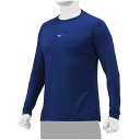 【メール便送料無料】ミズノ 野球 アンダーシャツ 長袖 メンズ ローネック・長袖 12JAAP1016 MIZUNO