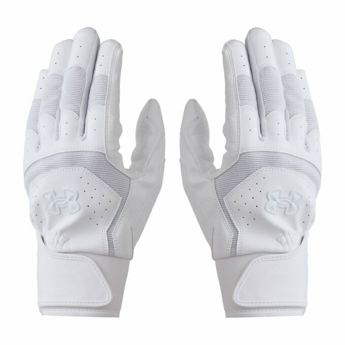 アンダーアーマー 野球 バッティンググローブ 両手用 メンズ UA YARD PRO BATTING GLOVES NON COLOR 6001315-100 UNDER ARMOUR 【メール便可】 bb