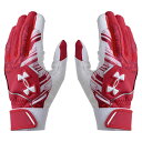 アンダーアーマー 野球 バッティンググローブ 両手用 メンズ UA CLEAN UP BATTING GLOVES 6001310-600 UNDER ARMO...