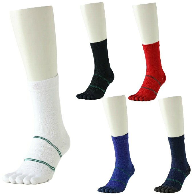 タビオ TABIO 野球 ソックス メンズ BASEBALL 五本指クルーソックス 25～27cm 072140066 bb