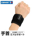 【沖縄県内(離島含)3,300円以上送料無料】ザムスト(ZAMST) 手首用サポーター リストバンド Lサイズ(374103)